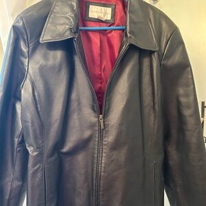 Worthington Black Leather Jacket